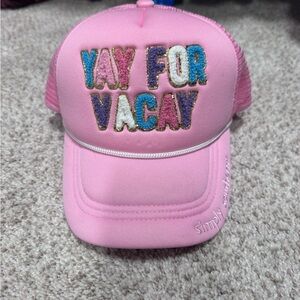 Pink 'Yay for Vacay' Trucker Hat